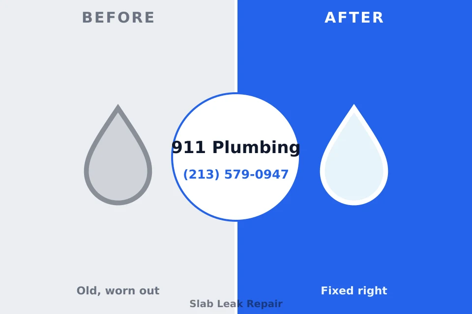 Before and after: plumbing repair Winnsboro, SC